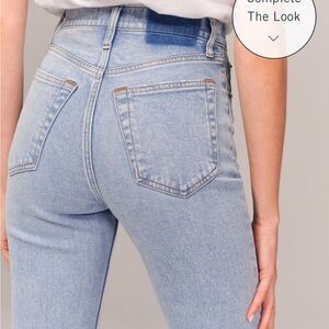 Abercrombie jeans - ankle straight ultra high rise size 29